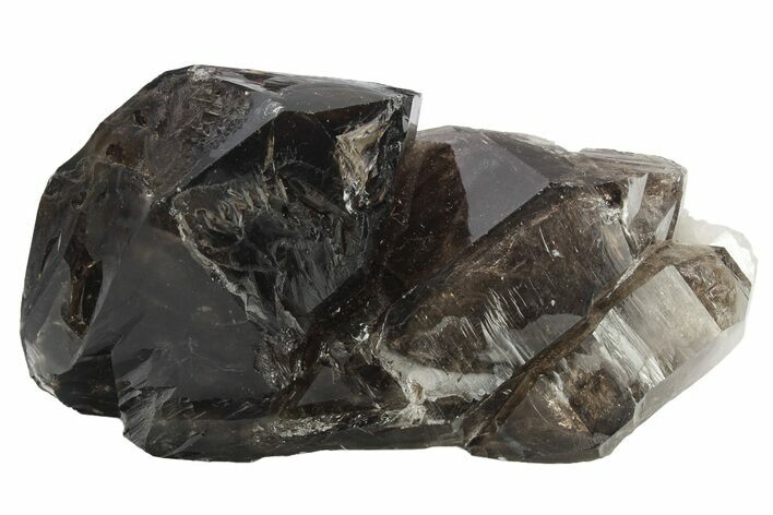 Lustrous Smoky Elestial Quartz - Brazil #238101